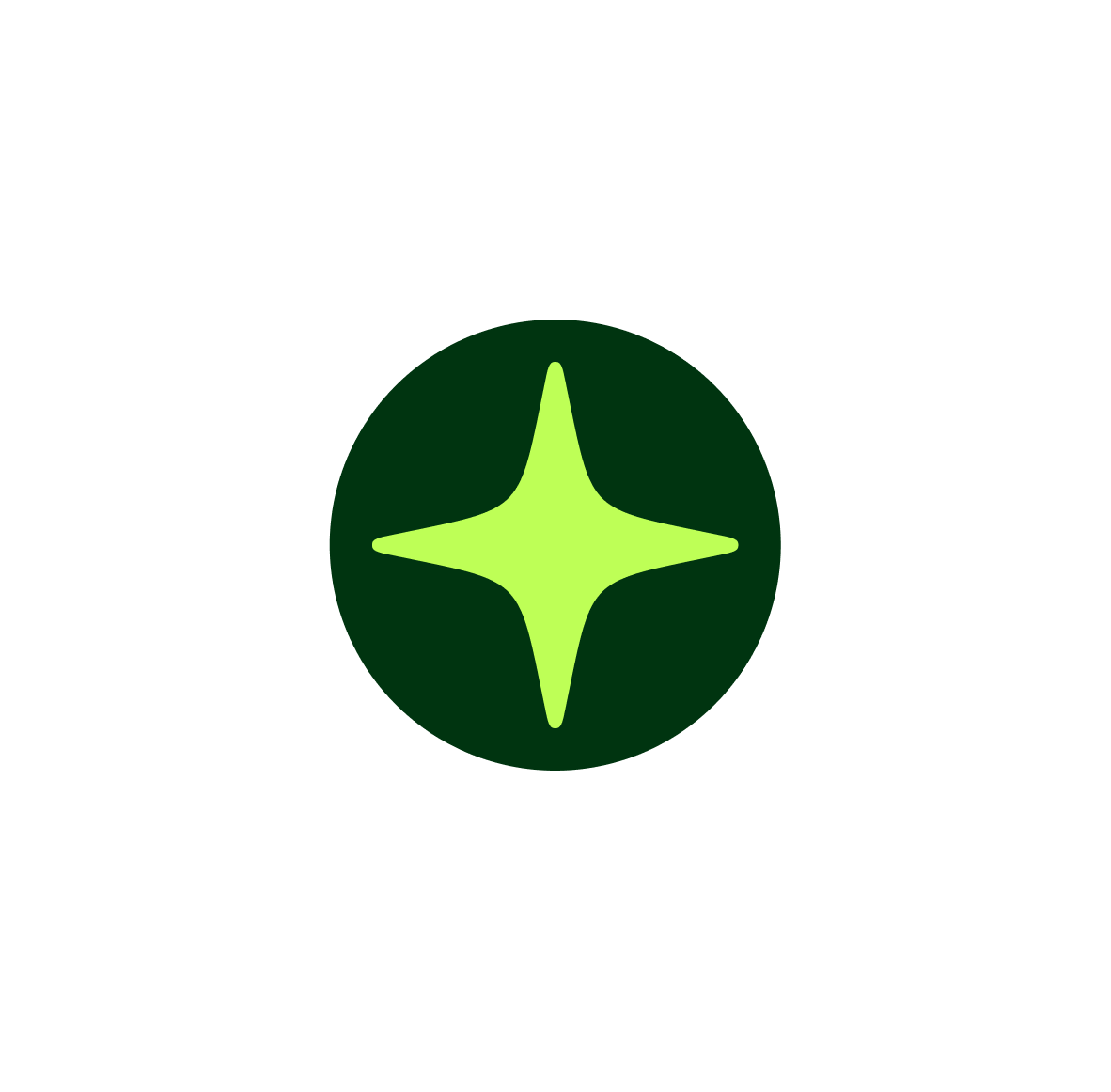 Large letters in brand typography