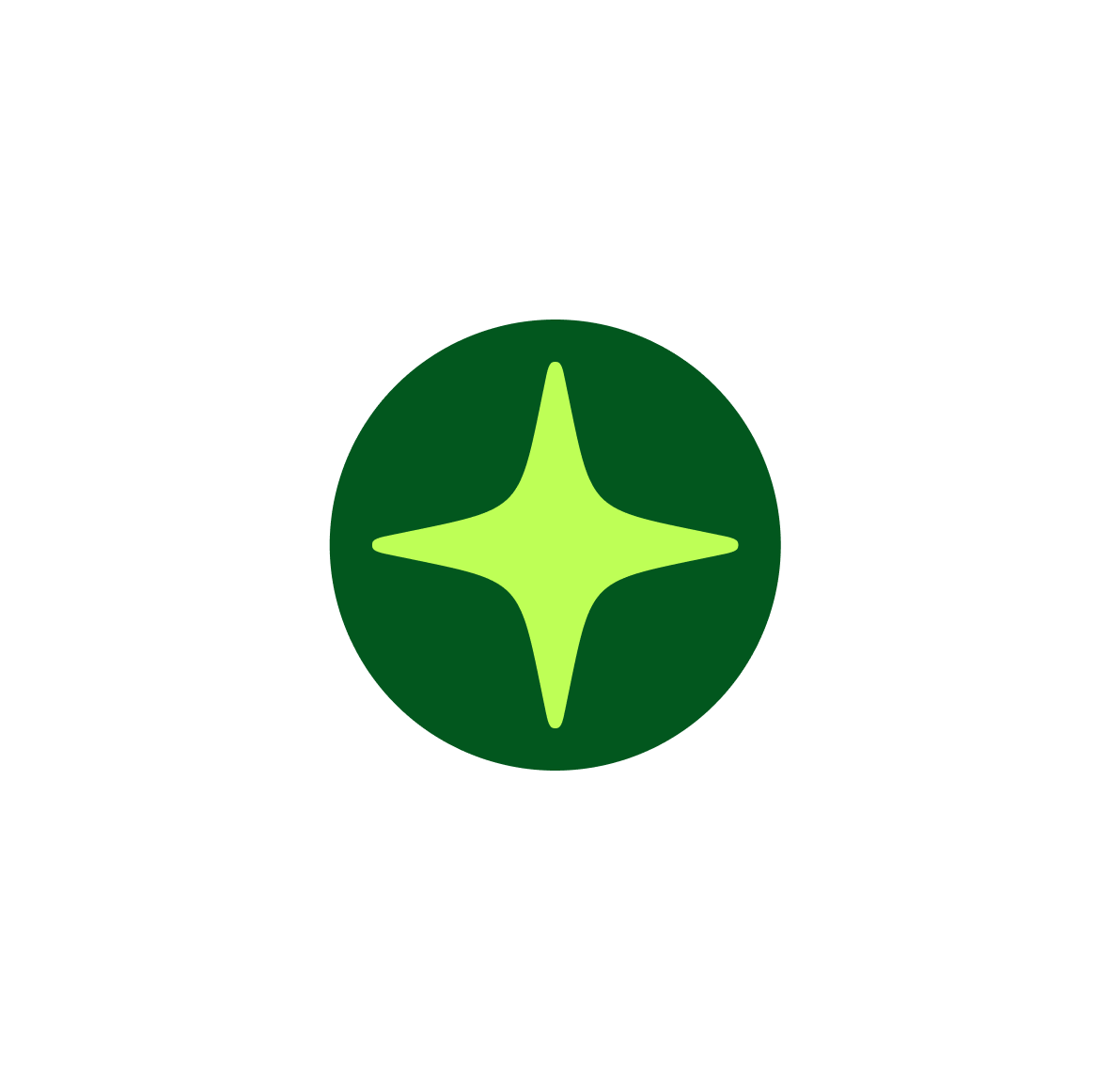 Large letters in brand typography