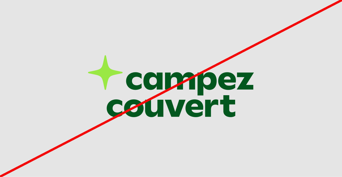 Image of brand logo incorrectly rotated