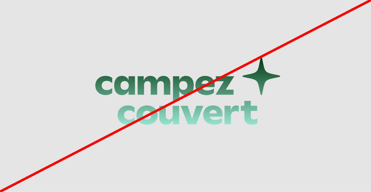 Image of brand logo incorrectly ordered